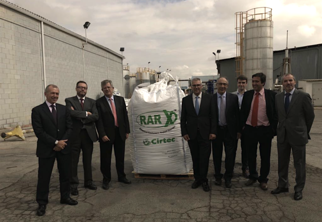Cirtec modelo empresarial de economía circular , foto en las instalaciones de Cirtec