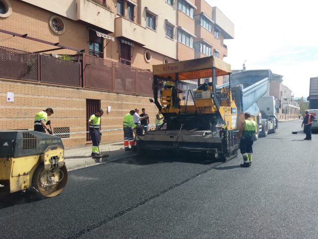 rarx asfalto con polvo de caucho nfvu en granada